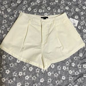 pleated shorts